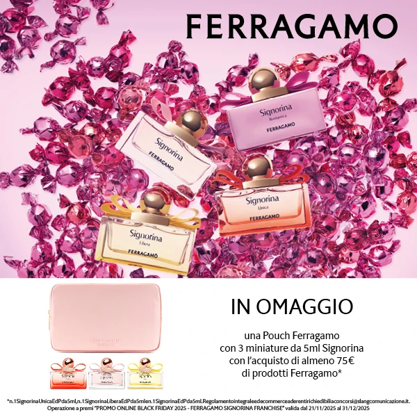 In regalo la pouch con 3 mini taglie